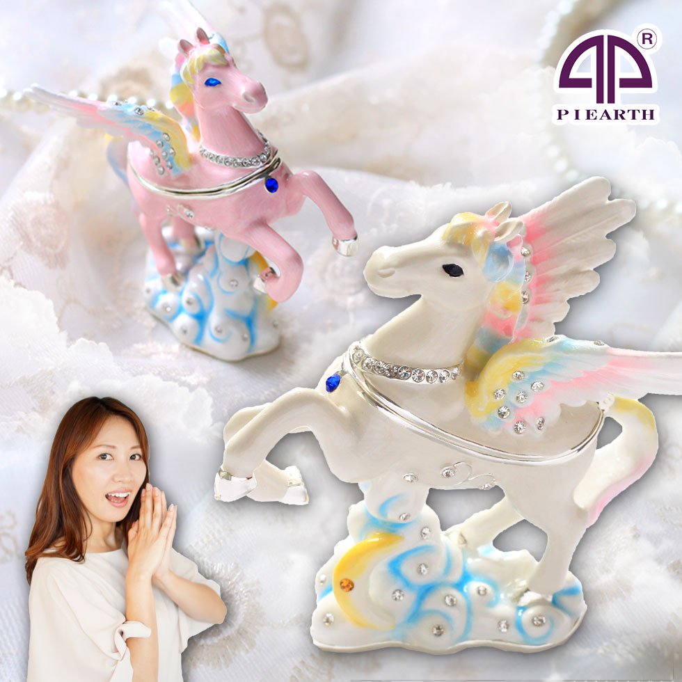 楽天市場】【正規品】 スモールペガサス 馬 うま ジュエリーボックス