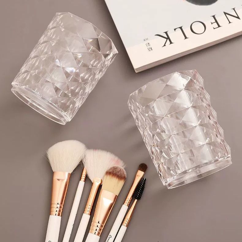 楽天市場】送料無料 メイクブラシスタンド コスメホルダー メイク用