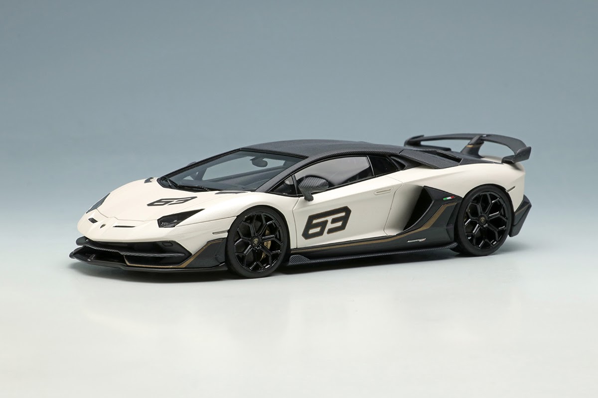楽天市場】アイドロン 1/43 ランボルギーニ アヴェンタドール SVJ 63