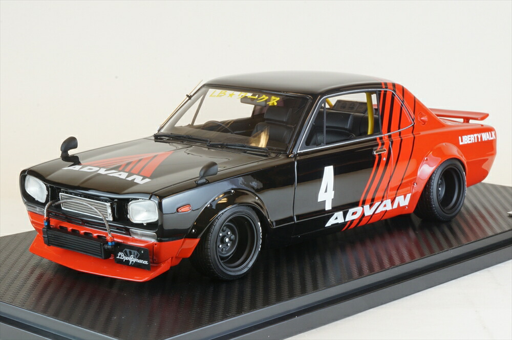 1/18ハコスカ4枚ワークス仕様1点物 1/18ハコスカ4枚ワークス仕様1点