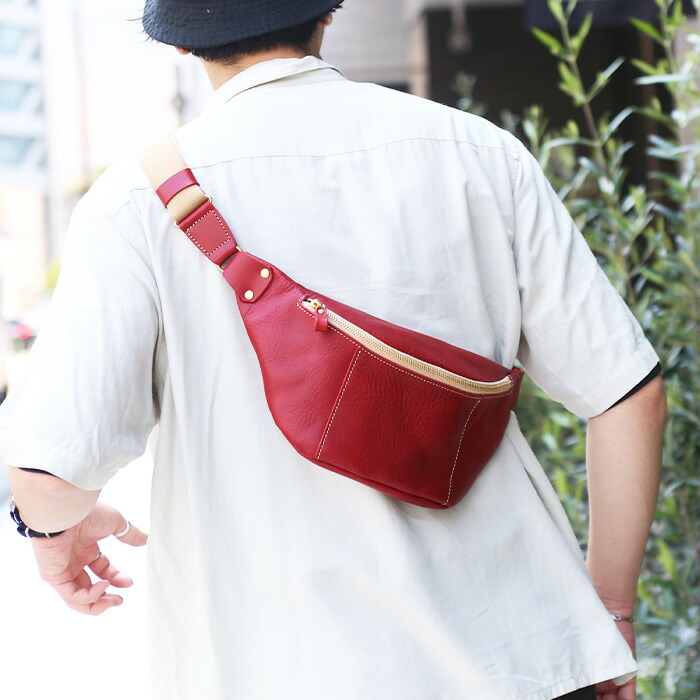 楽天市場】ボディバッグ 本革 メンズ レディース 栃木レザー ウエスト