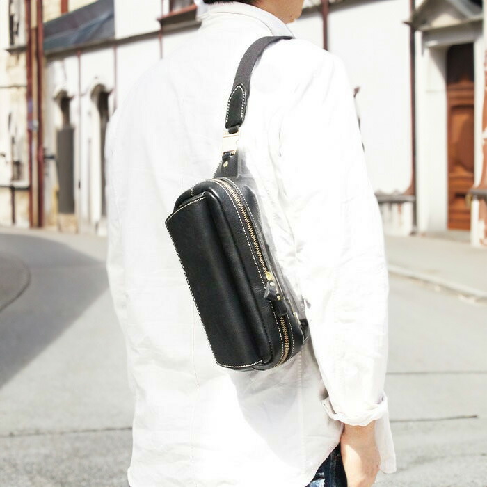 楽天市場】ボディバッグ メンズ 本革 栃木レザー 斜めがけ かっこいい