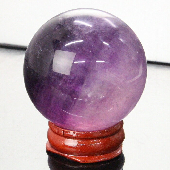 在庫処分」82mmAAA級天然フローライト蛍石丸玉B85F1/211F06D