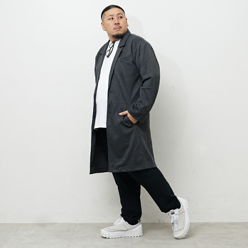 楽天市場】【送料無料】大きいサイズ メンズ コート チェスターコート