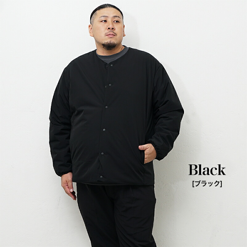 楽天市場】ジャケット ノーカラージャケット 中綿ジャケット ノー