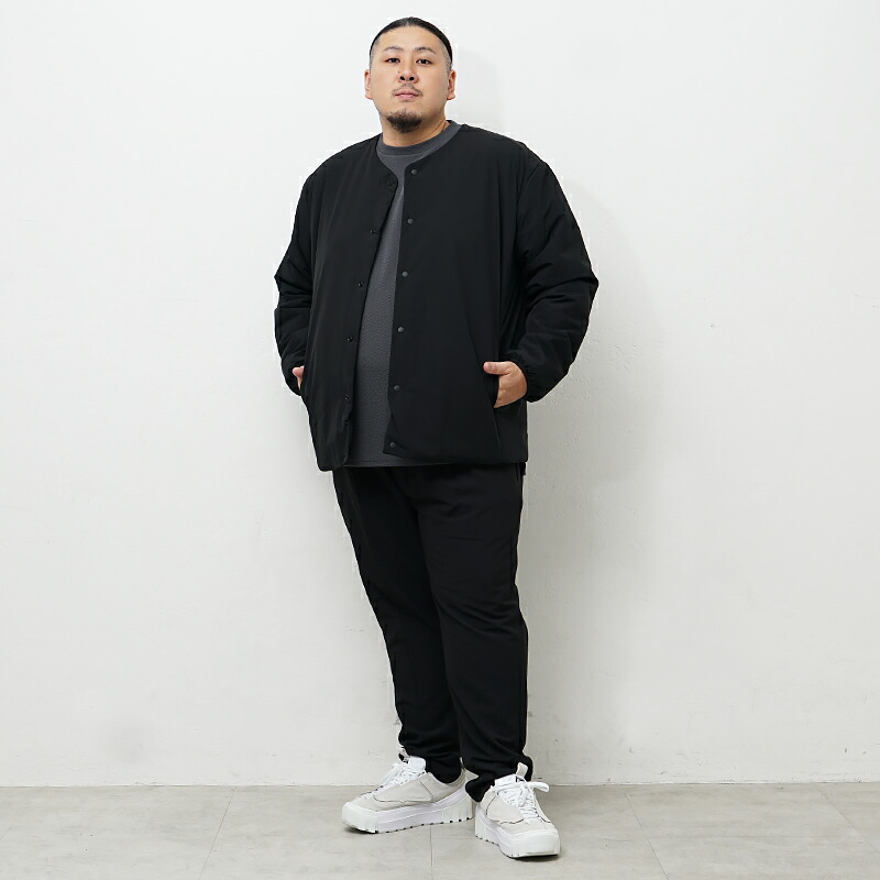 楽天市場】ジャケット ノーカラージャケット 中綿ジャケット ノー