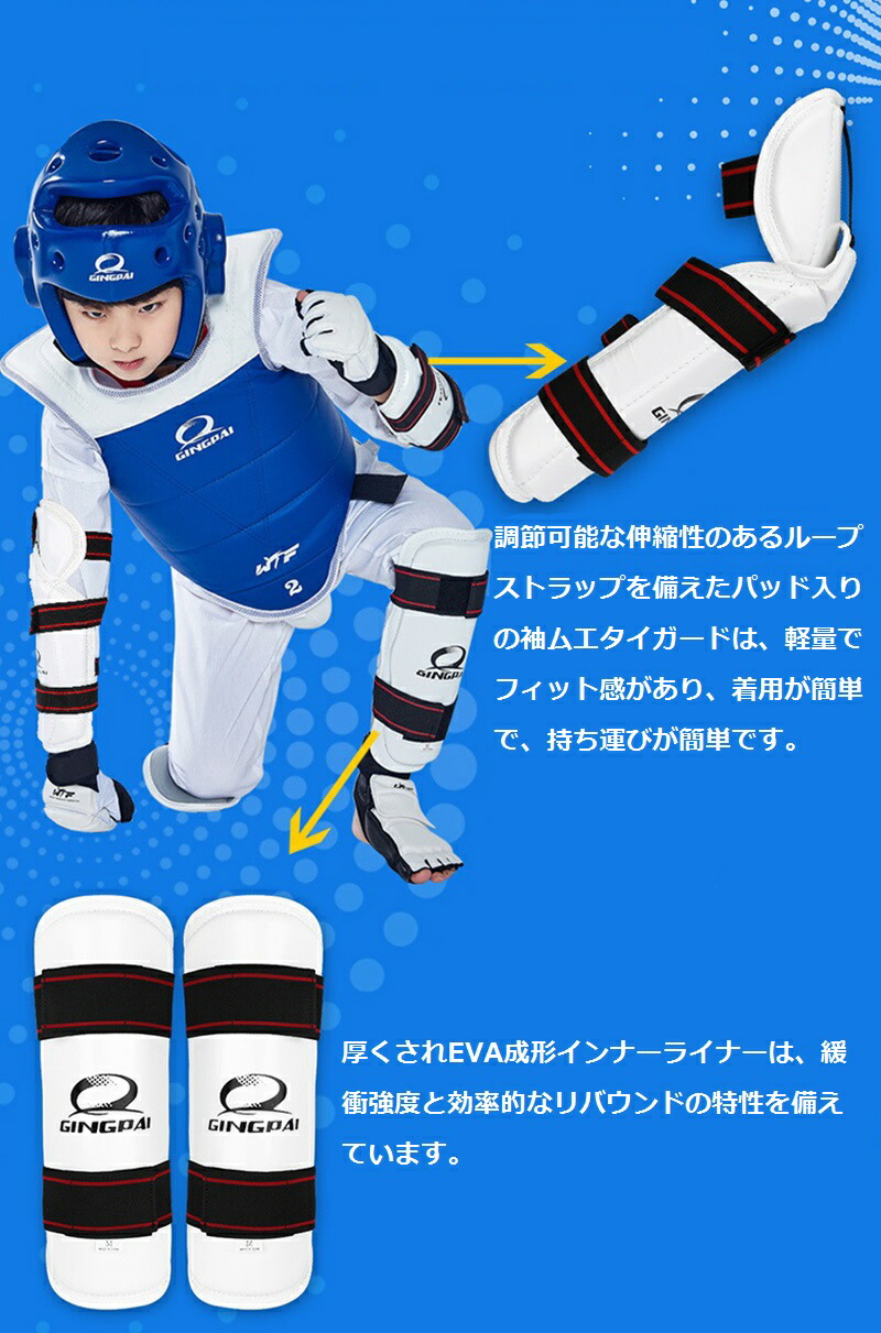 楽天市場】テコンドー プログレード 競技用保護具 7点セット キッズ