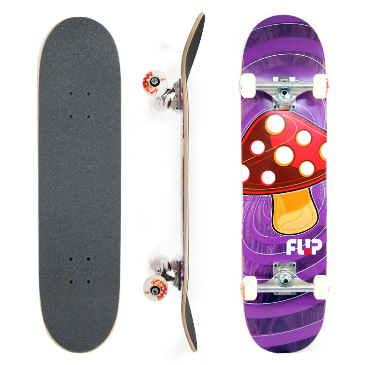 楽天市場】スケボー フリップ コンプリート FLIP POP SHROOM PURPLE