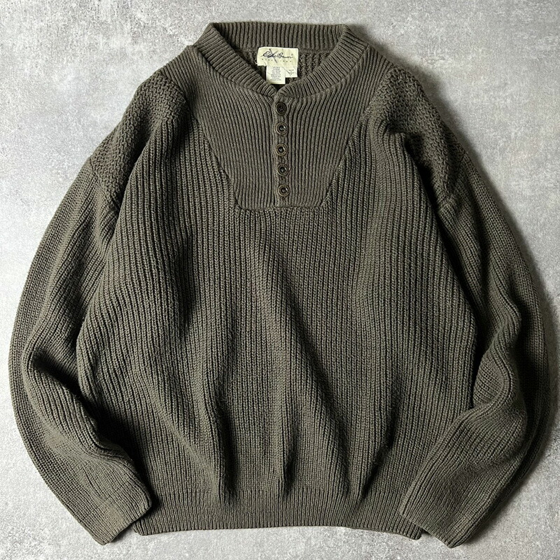 楽天市場】00s USA製 Eddie Bauer ヘンリーネック アーミー タイプ