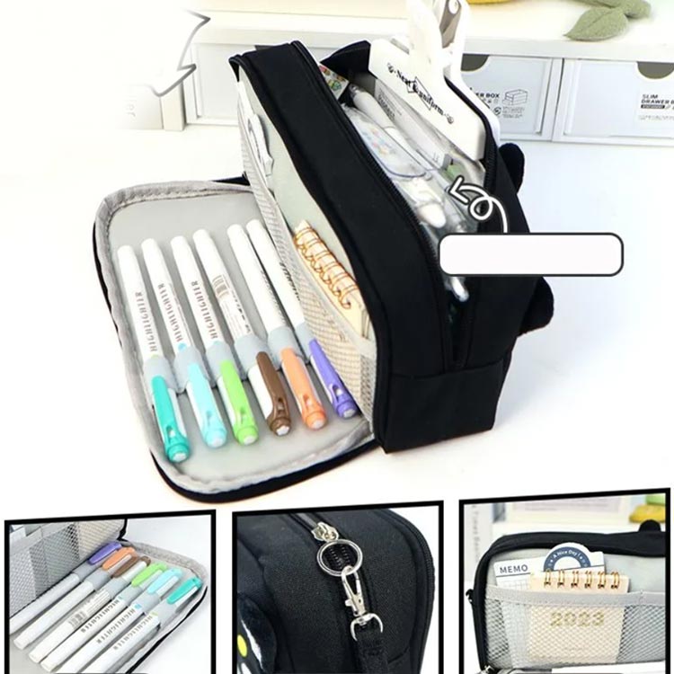 楽天市場】猫 ペンケース ネコ柄 ポーチ 猫柄 筆箱 ペンケース 筆入れ