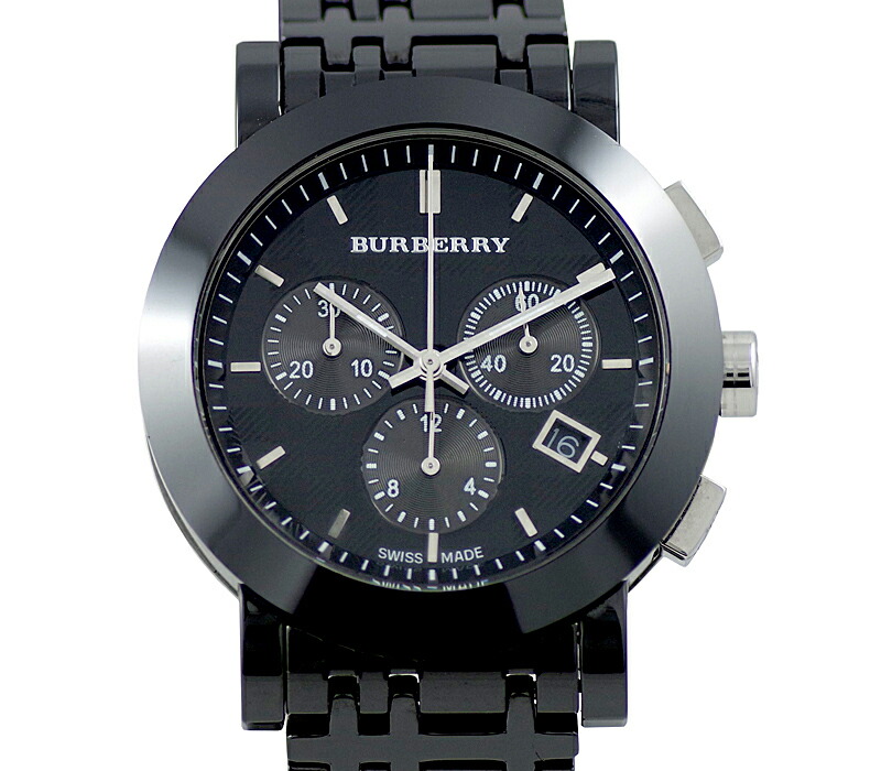 楽天市場】電池交換済 BURBERRY バーバリー ヘリテージ クロノグラフ