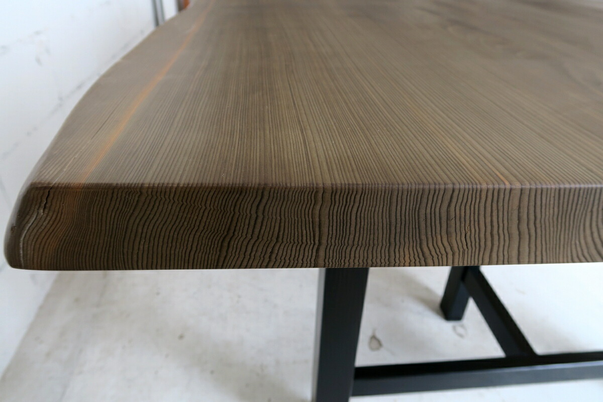 楽天市場】ダイニングテーブル 一枚板 神代杉 天然木 無垢 幅190cm