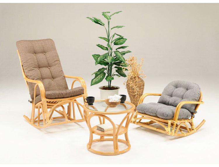 楽天市場】光製作所 ラタン ロッキングチェア チェア ハイバック