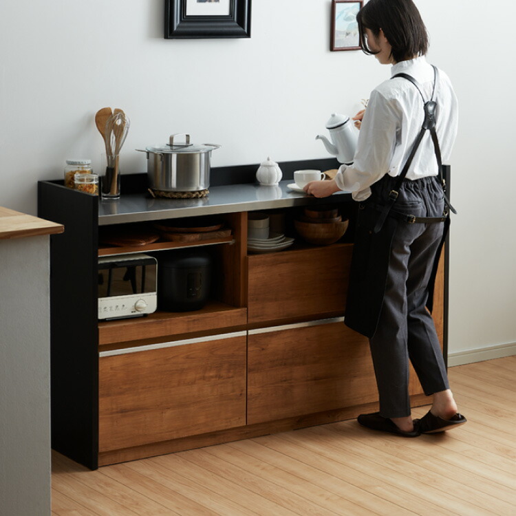 楽天市場】手元を隠す キッチンカウンター 間仕切り 完成品 幅150