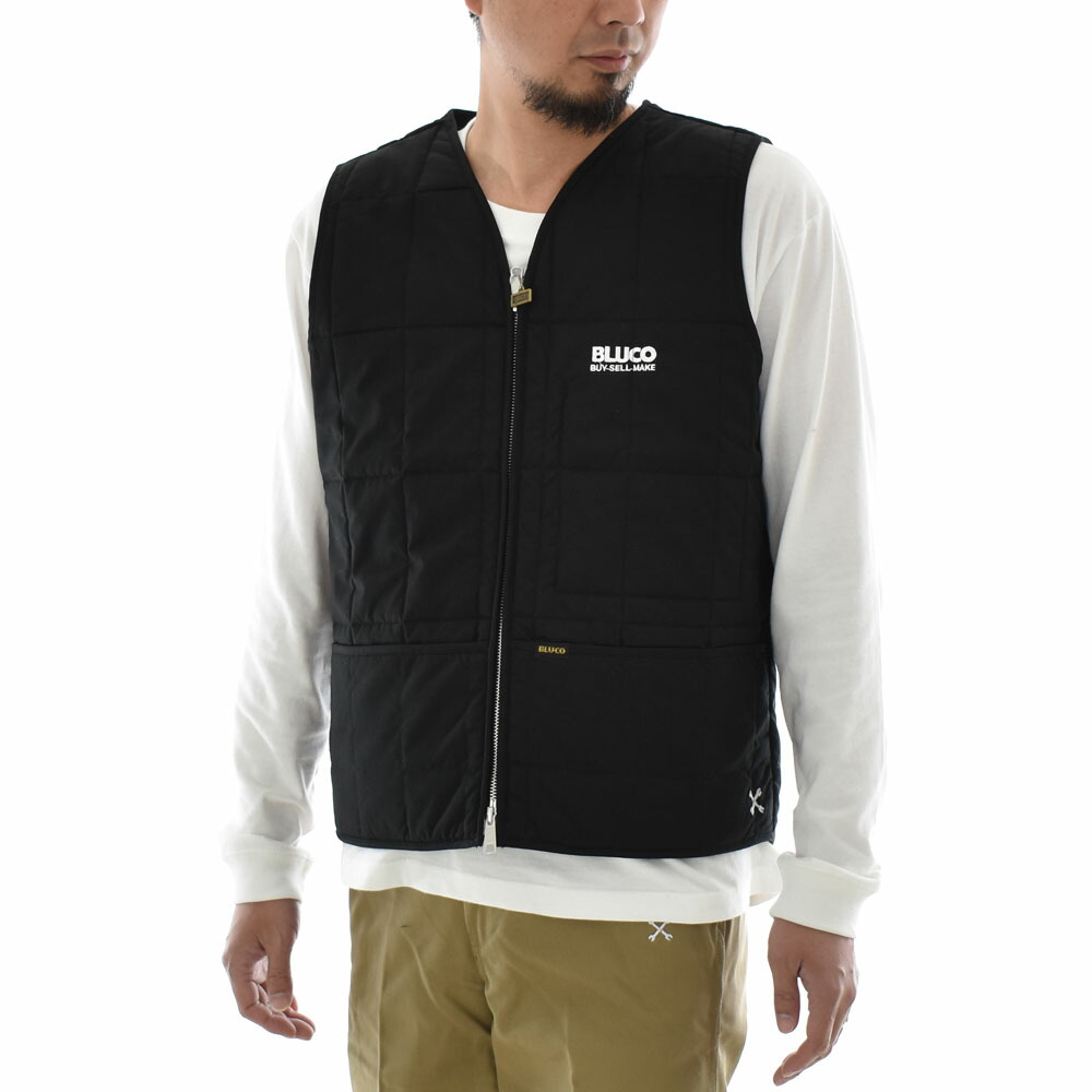 楽天市場】ブルコ BLUCO ベスト Vベスト メンズ 中綿ベスト インナー
