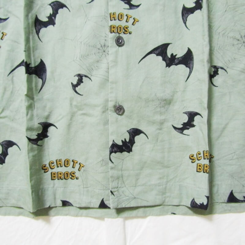 楽天市場】【中古】Schott ショット 半袖シャツ 蜘蛛の巣 コウモリ