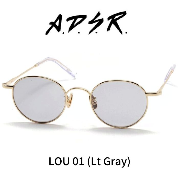 楽天市場】A.D.S.R. adsr サングラス LOU ルー 01 GOLD ゴールド