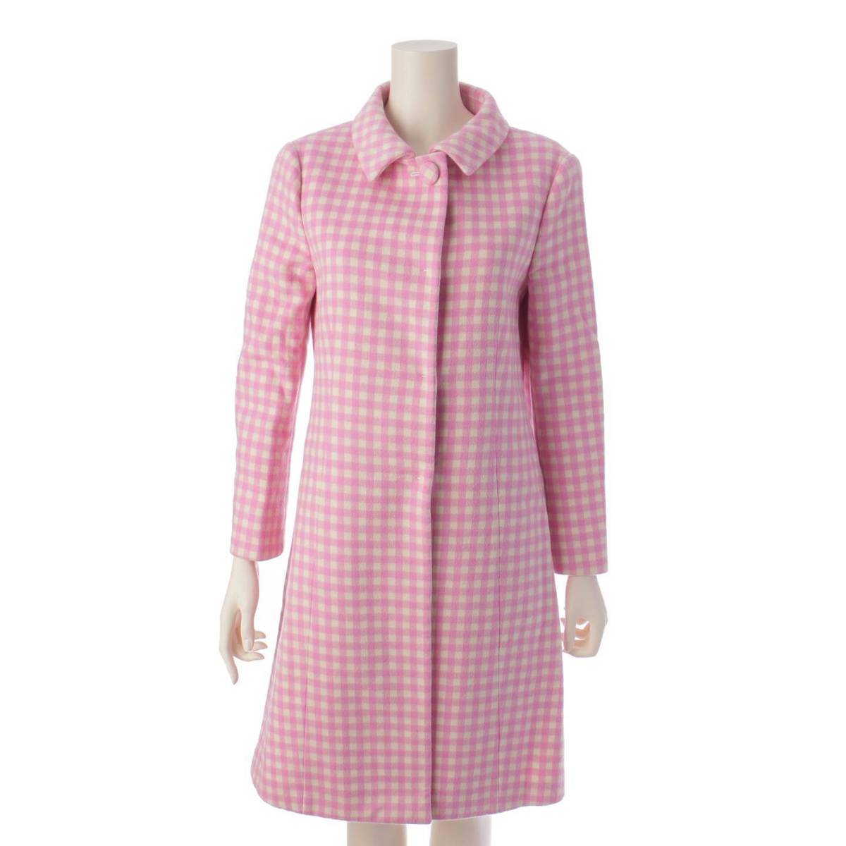 楽天市場】【プラダ】Prada 16年 ウール ギンガムチェック ロング