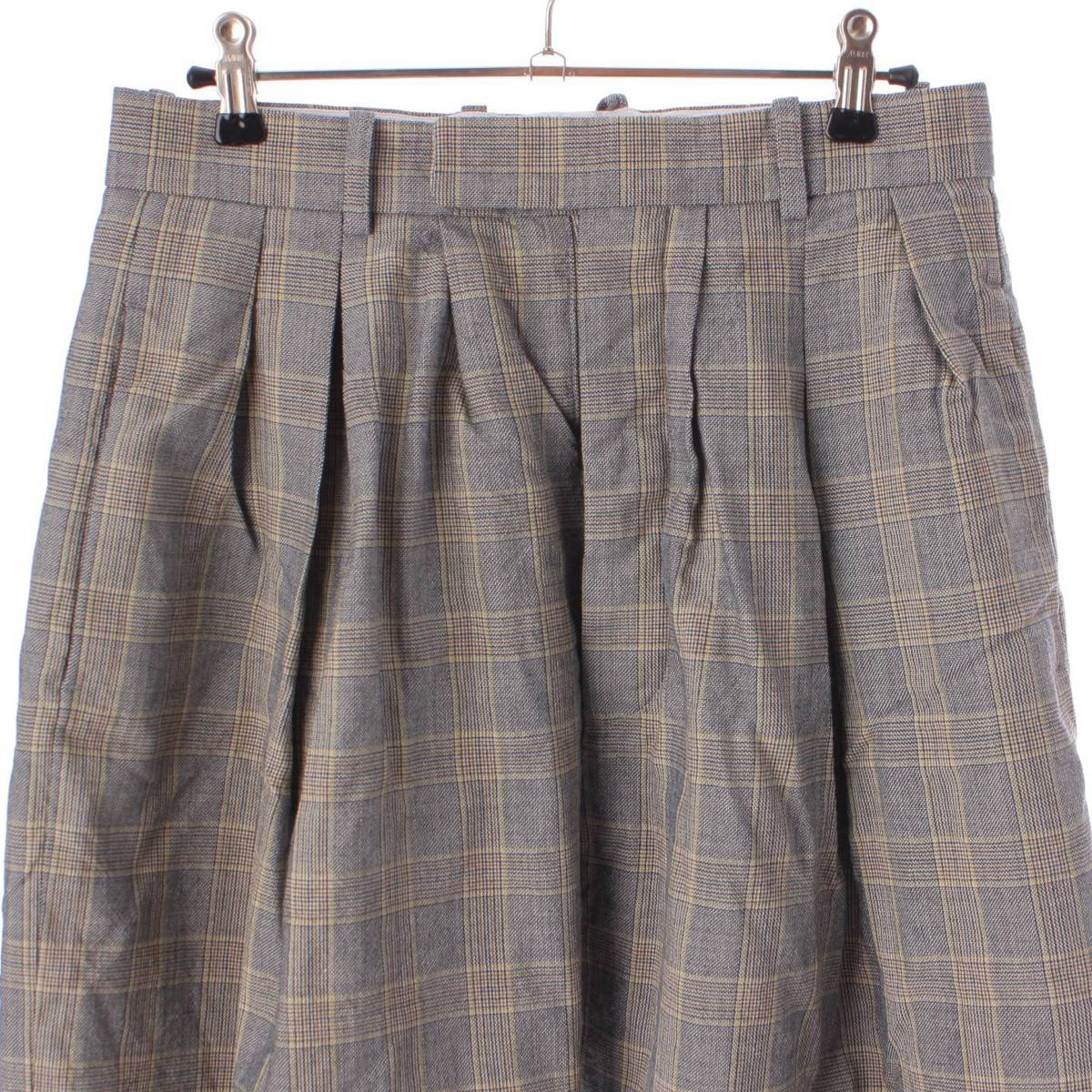 楽天市場】【セリーヌ】Celine フィービー期 チェック柄 ウール タック