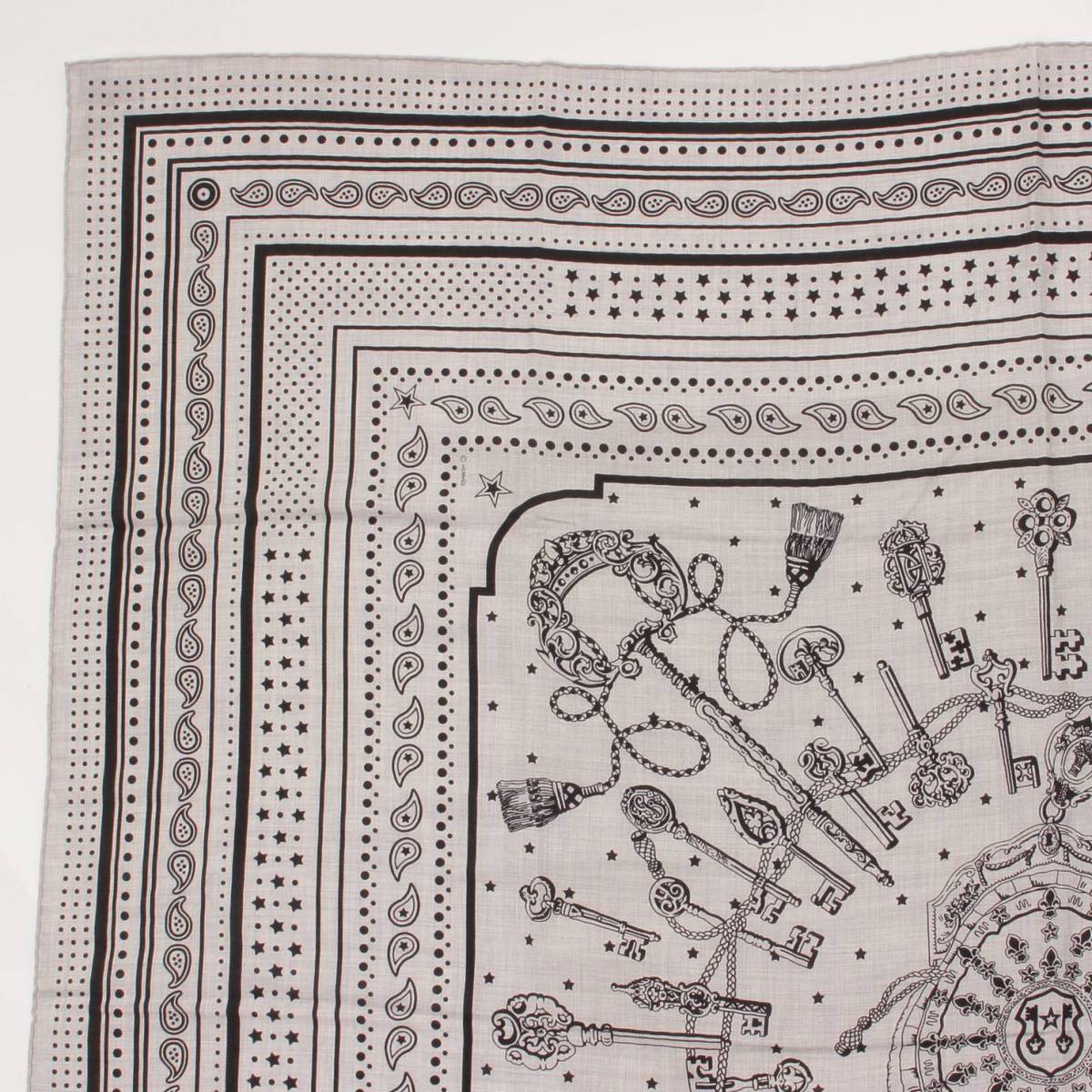 楽天市場】【エルメス】Hermes カレ140 カシミヤ シルク スカーフ Les