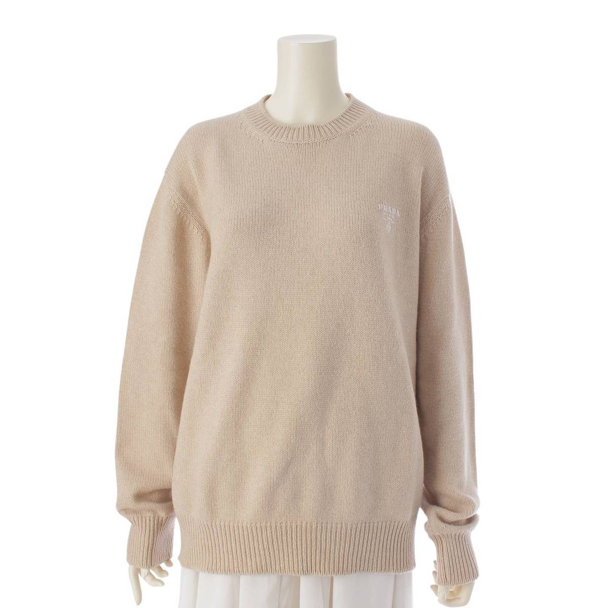 楽天市場】【プラダ】Prada 23AW フロントロゴ刺繍 クルーネック