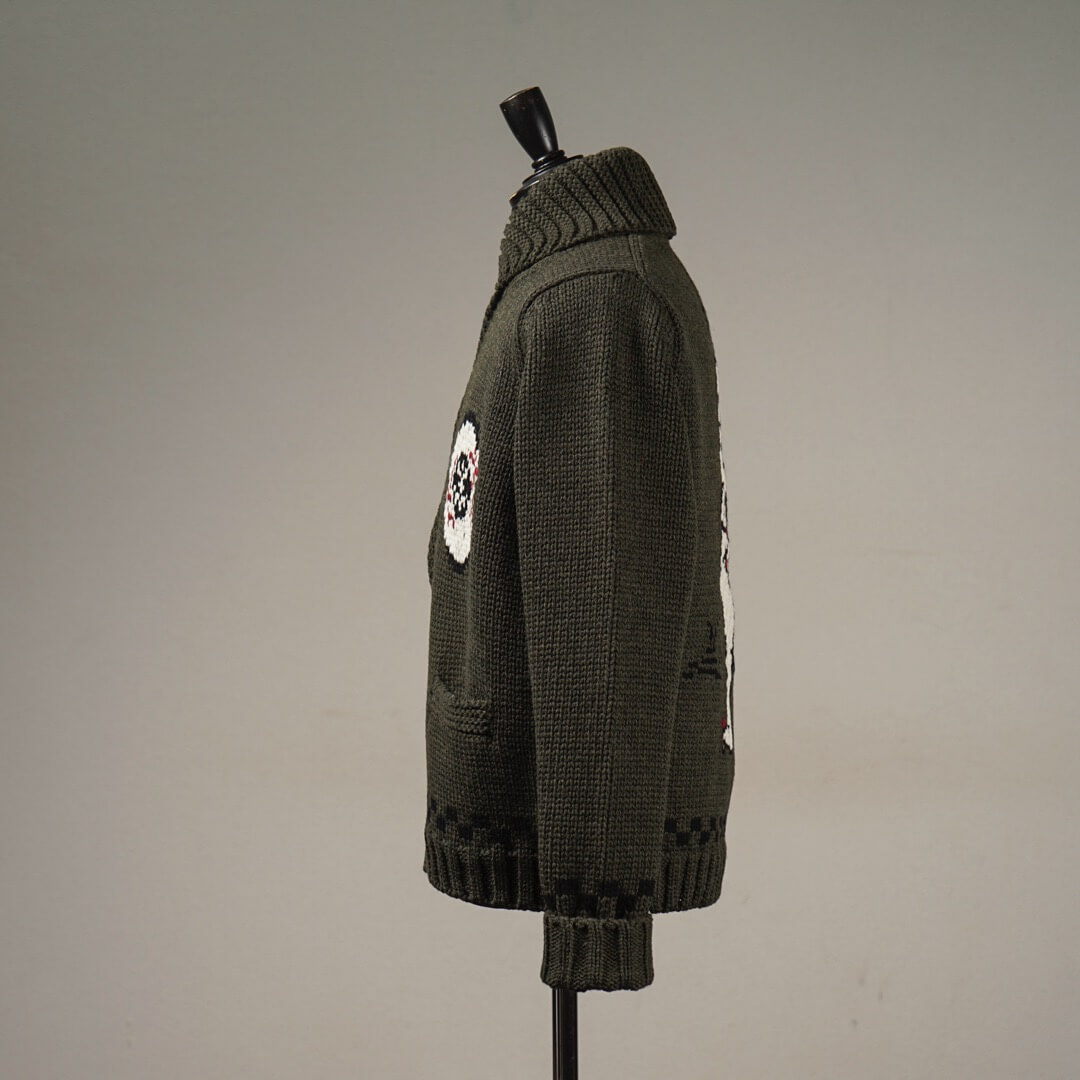 楽天市場】残りMサイズのみ ウィアード カウチン ニット カーディガン