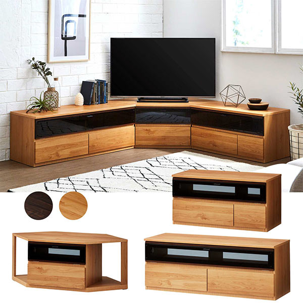 楽天市場】コーナーテレビ台 コーナーボード コーナー 3点セット