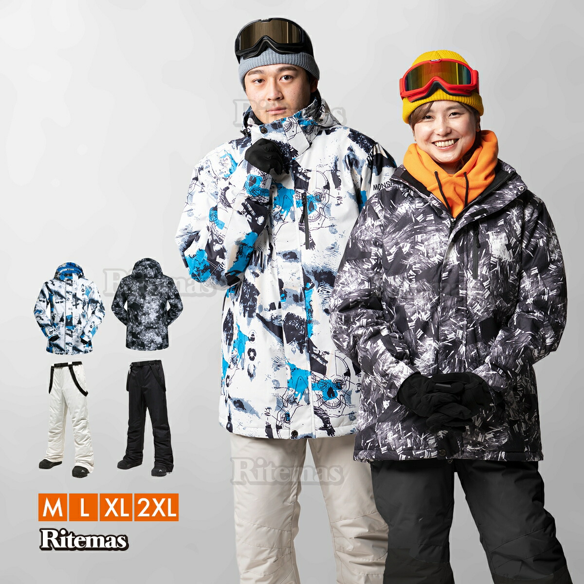 POINT SQUARE 刺繍 スキー スノーボード ウェア POINT SQUARE 刺繍