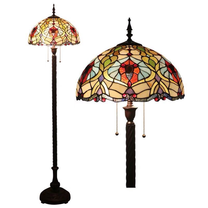 楽天市場】A046619ステンドグラスフロアライト 間接照明 フロア