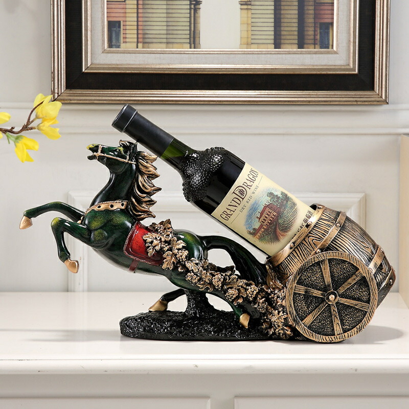 楽天市場】A001207WR2ワインボトルラック ワインホルダー 工芸品