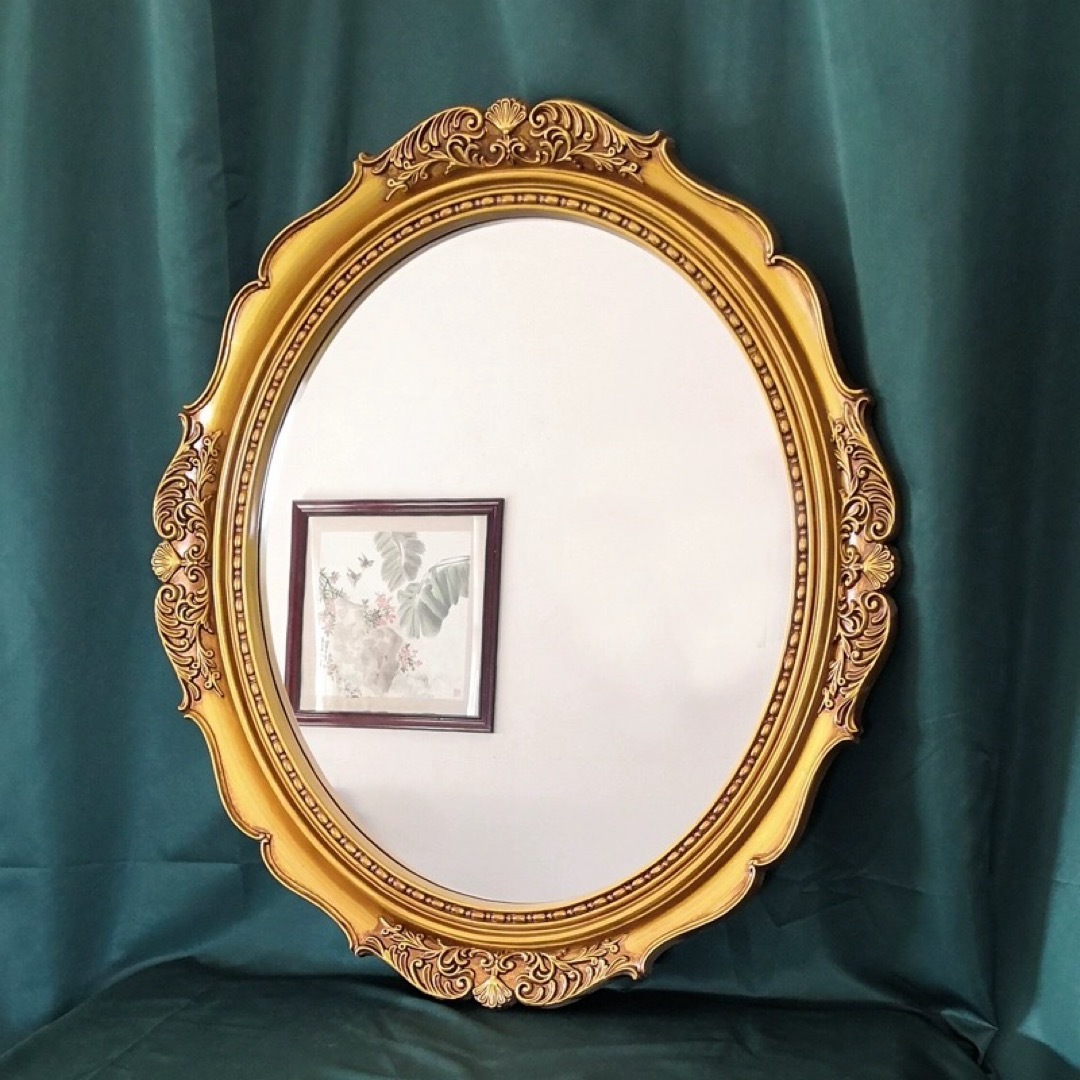 楽天市場】A038900高級感 豪華鏡 アンティーク調 壁掛け鏡 壁掛け