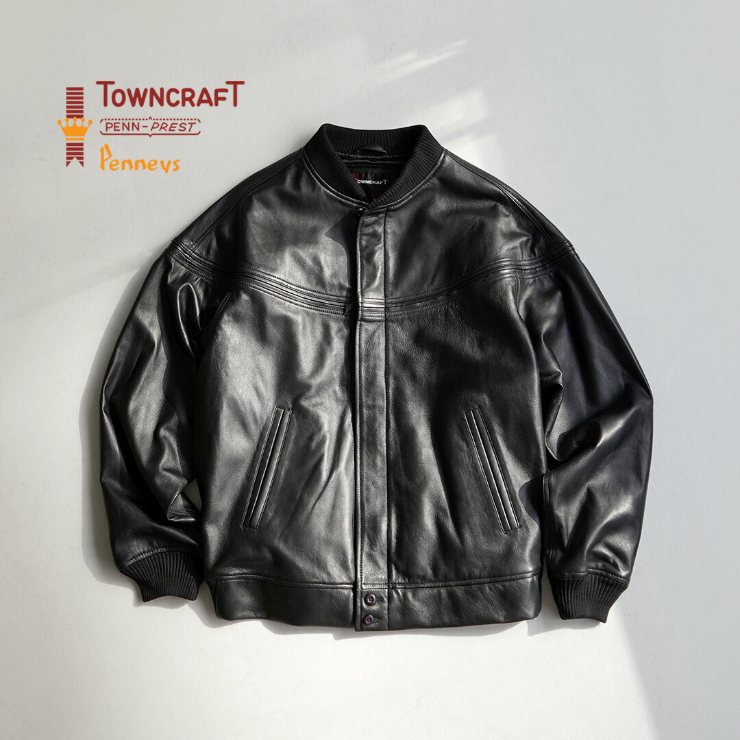 楽天市場】TOWNCRAFT（タウンクラフト） レザー ダービージャケット