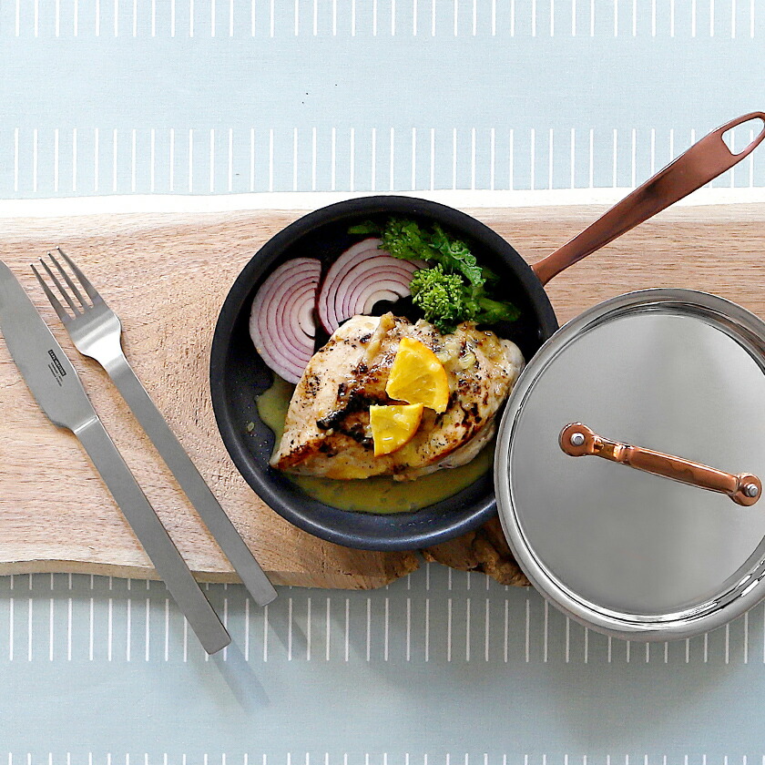 楽天市場】ビタクラフト ディア フライパン 16cm ih 対応 深鍋 ローズ