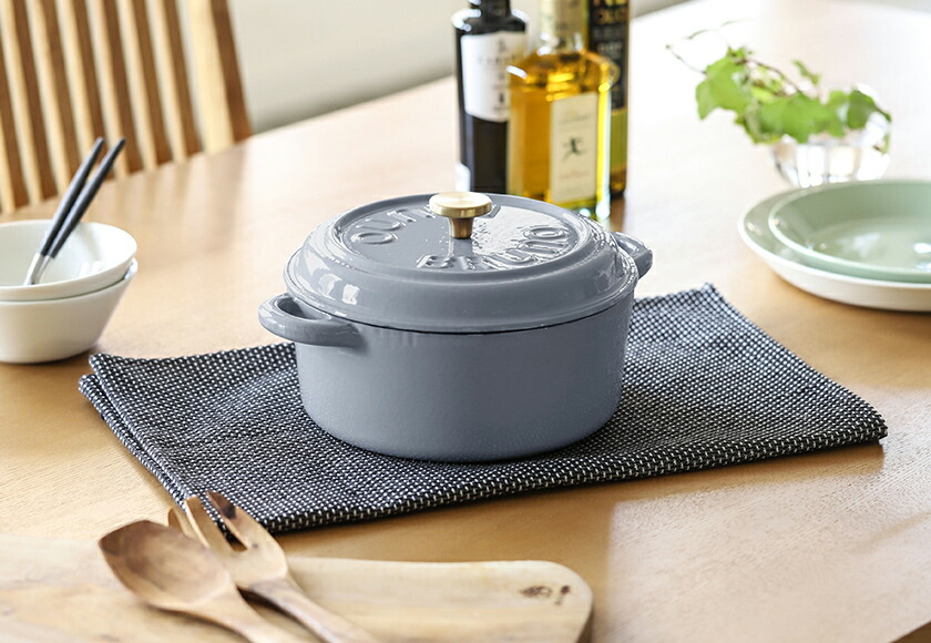 楽天市場】鋳物ホーロー鍋 ブルーノ IH対応 ホーロー鍋 両手 21cm ガス