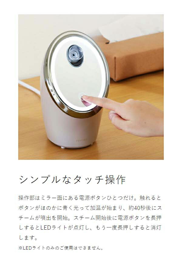 楽天市場】スチーマー 美顔器【選べる特典付き】フェスティノ ナノ