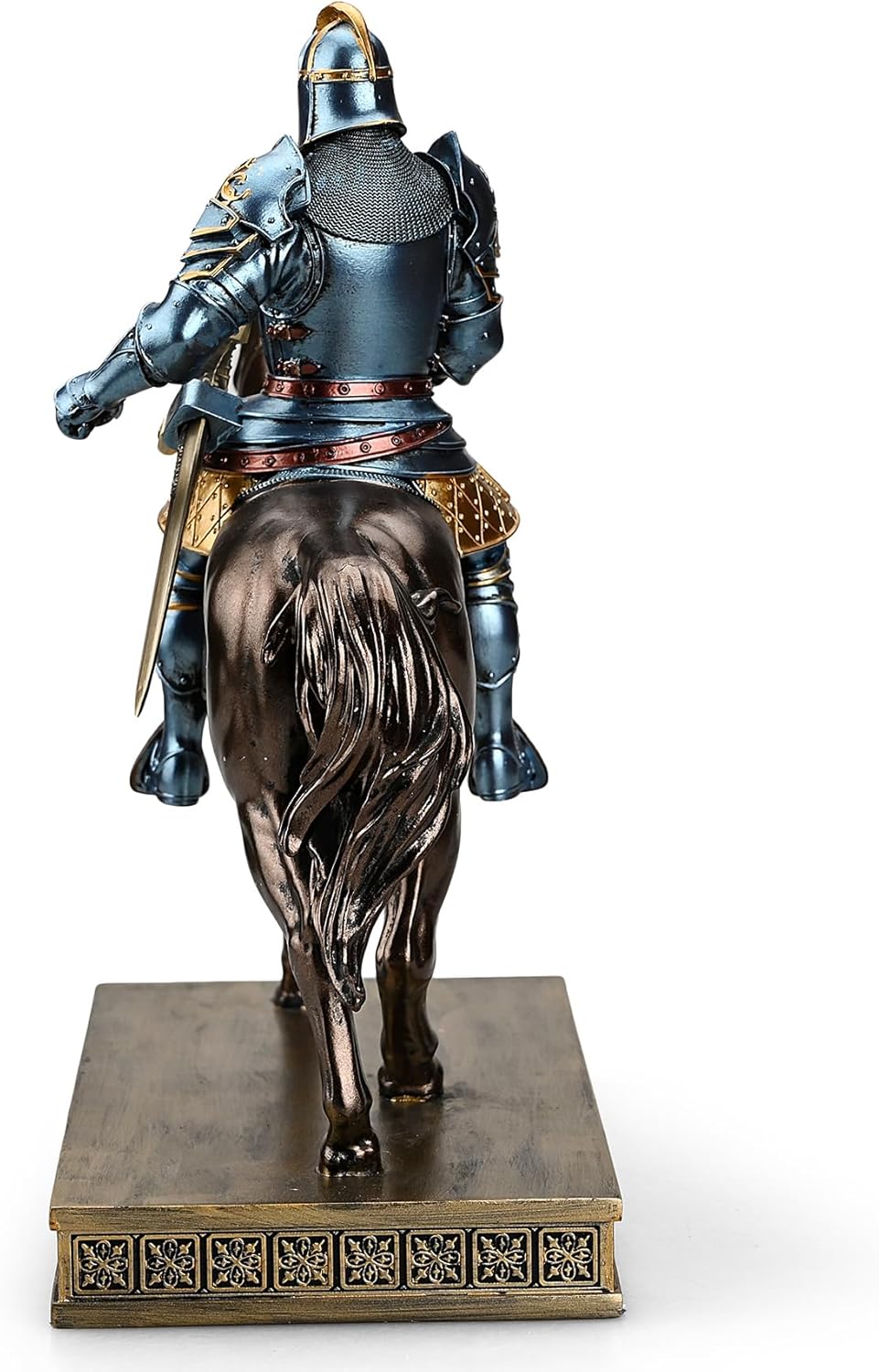 楽天市場】中世騎士王を守護する騎兵戦士剣士鎧騎士彫像金属剣