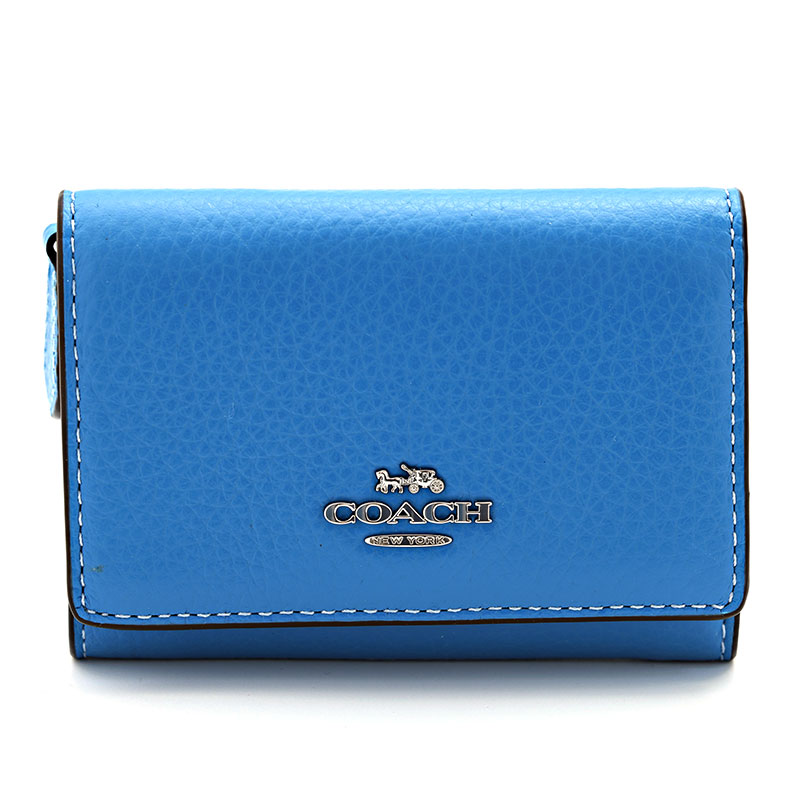 楽天市場】コーチ 三 つ折り 財布（カラーブルー）（バッグ・小物