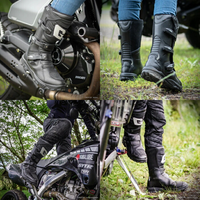 楽天市場】【GAERNE】ガエルネ Gアドベンチャー バイク 本革 オフ