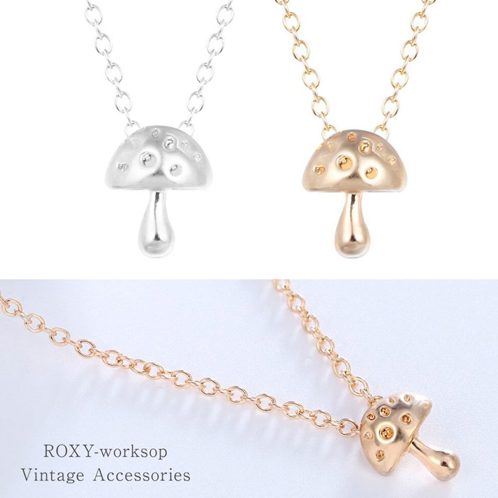 楽天市場】【送料無料】 キノコ ネックレス ペンダント ギフト