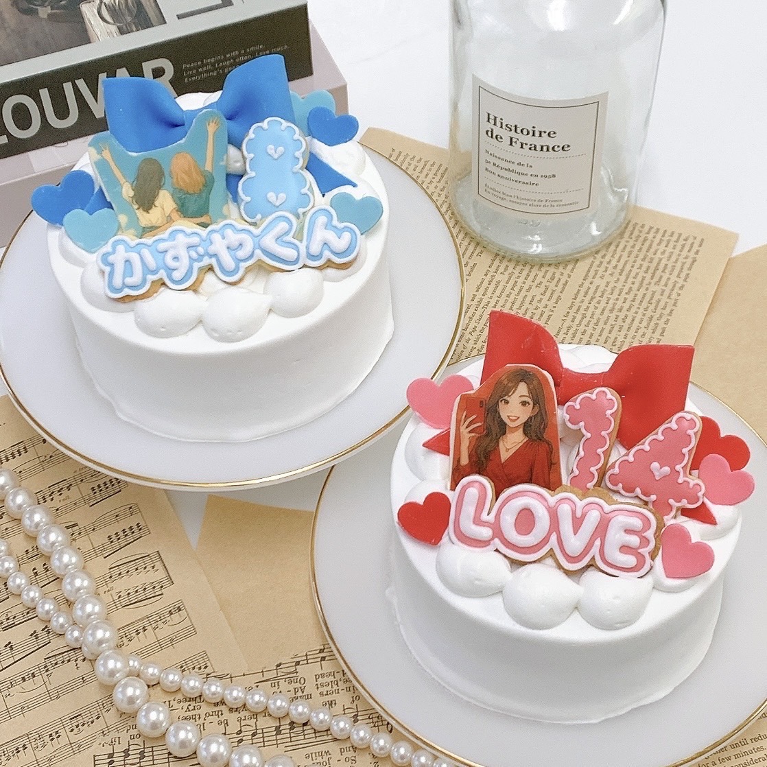 楽天市場】［新］うちわ文字セミオーダーケーキ 5号（15cm）3～5名様