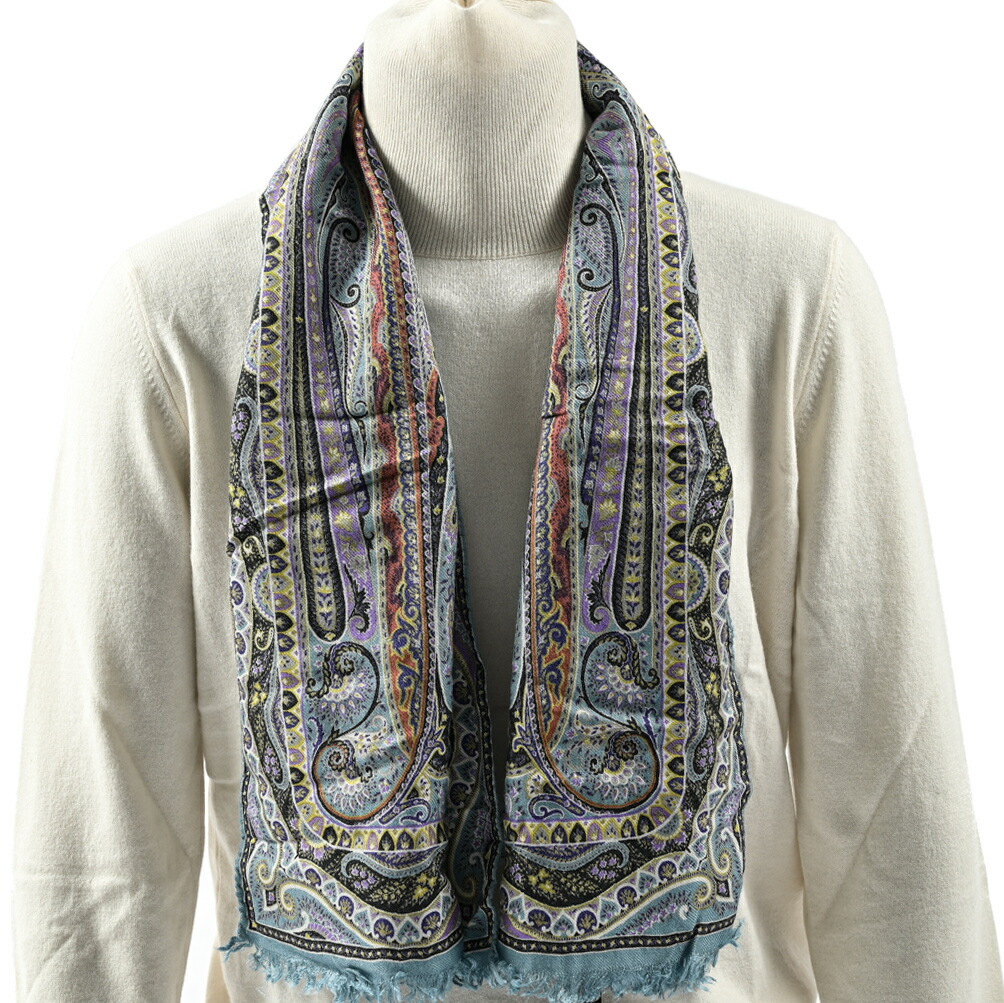 楽天市場】ETRO エトロ ストール マフラー 春夏 メンズ レディース