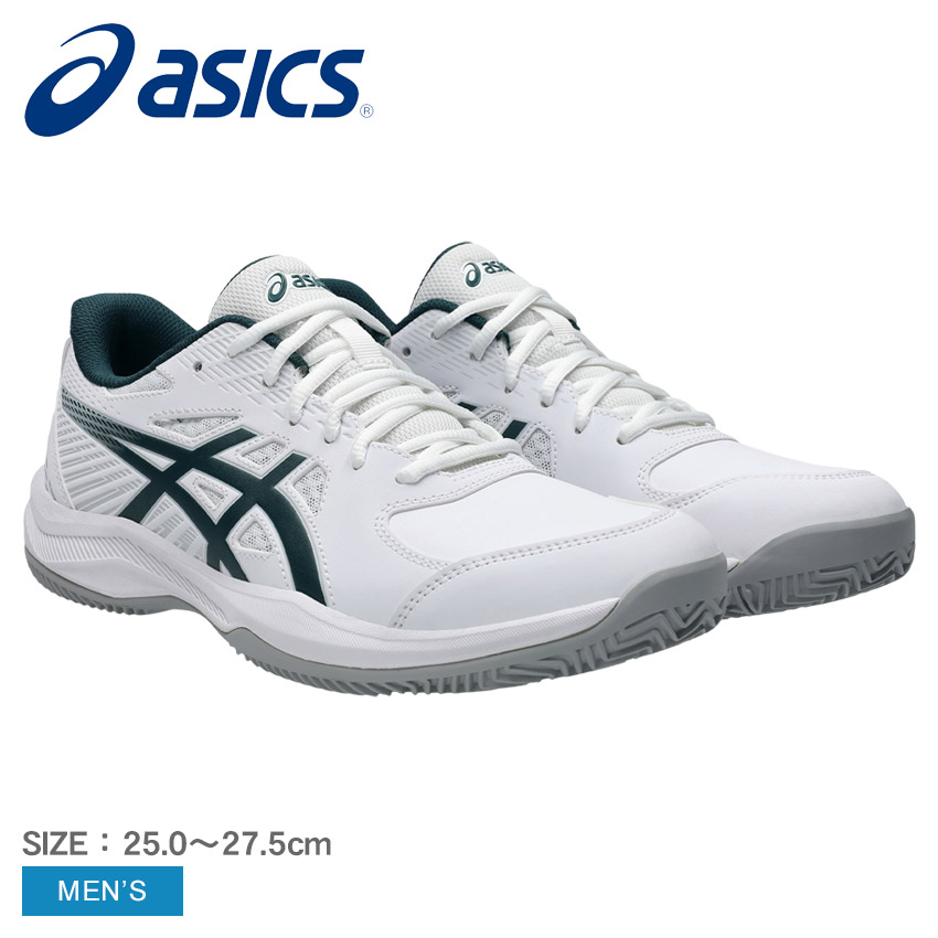 きおんさん専用】美品ASICS テニス ワイドシューズ ホワイト25cm