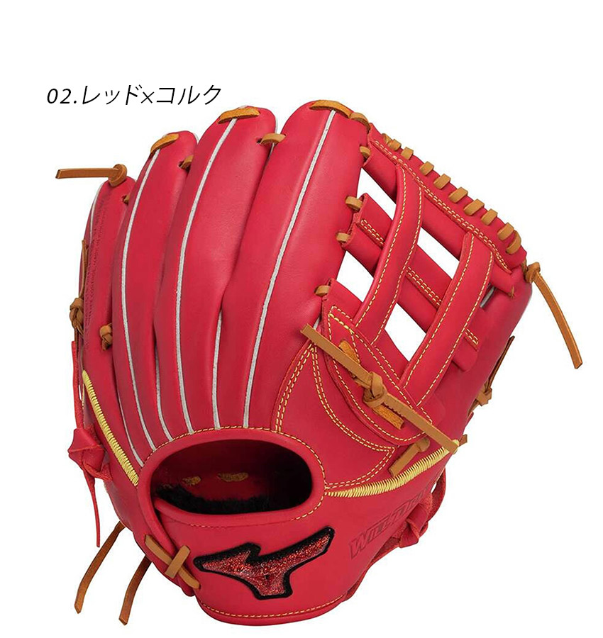 楽天市場】ミズノ グローブ ユニセックス 軟式用ウィルドライブ レッド