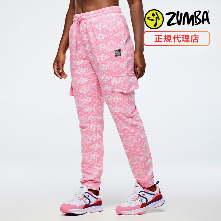 ZUMBA ズンバ 正規品 ウェア レディース パンツ カーゴパンツ 総柄