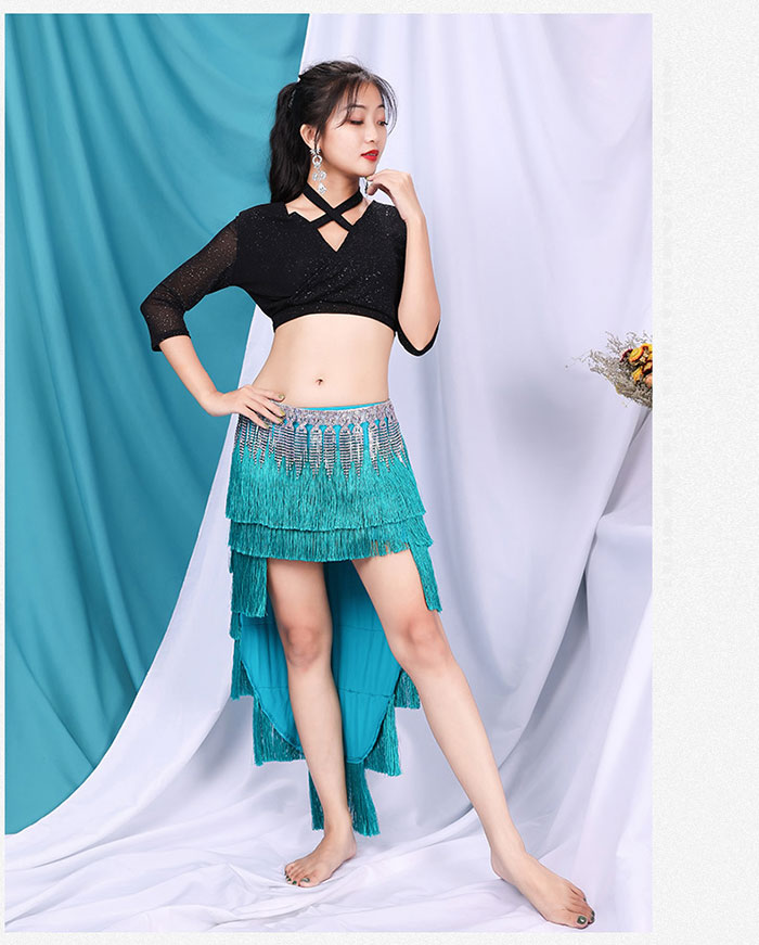 楽天市場】ベリーダンス スカート ロング丈 フリンジスカート ダンス