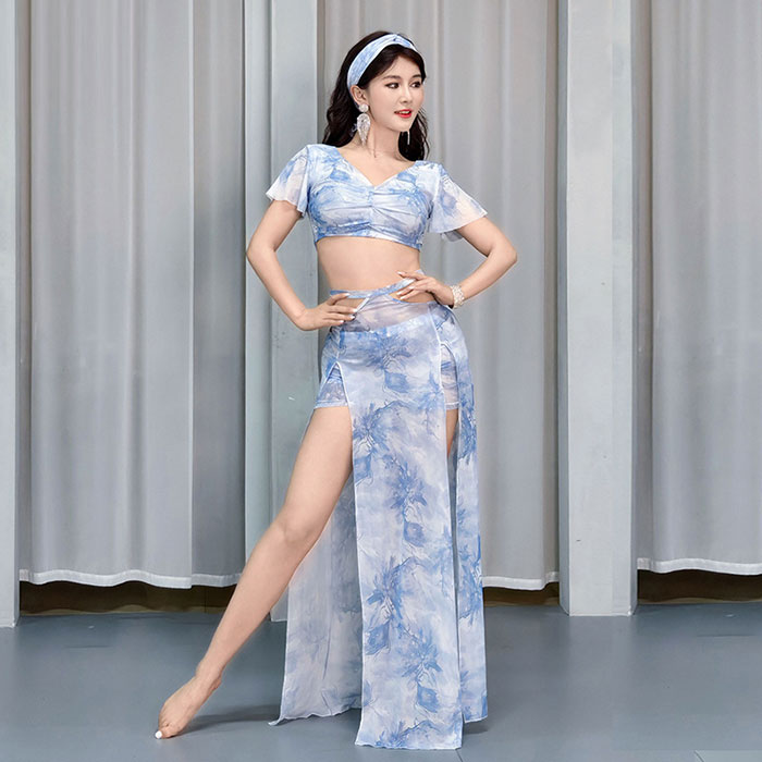 楽天市場】ベリーダンス衣装 セット衣装 柔らか メッシュ ベリーダンス