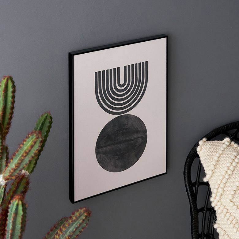 楽天市場】アートパネル 30×40cm the blacks フレーム付き モノトーン