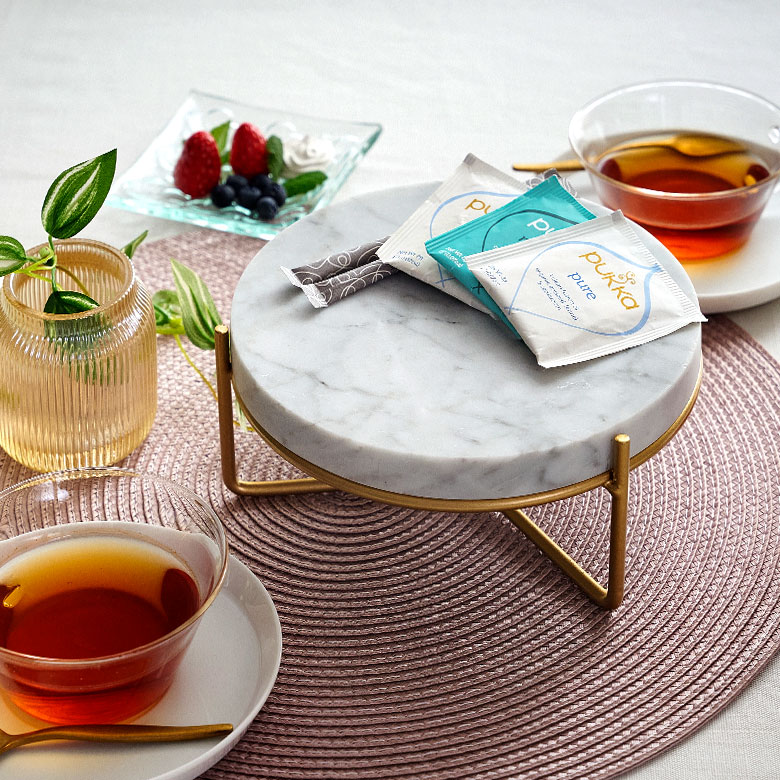 楽天市場】マーブル デコレーショントレイ ディスプレイスタンド