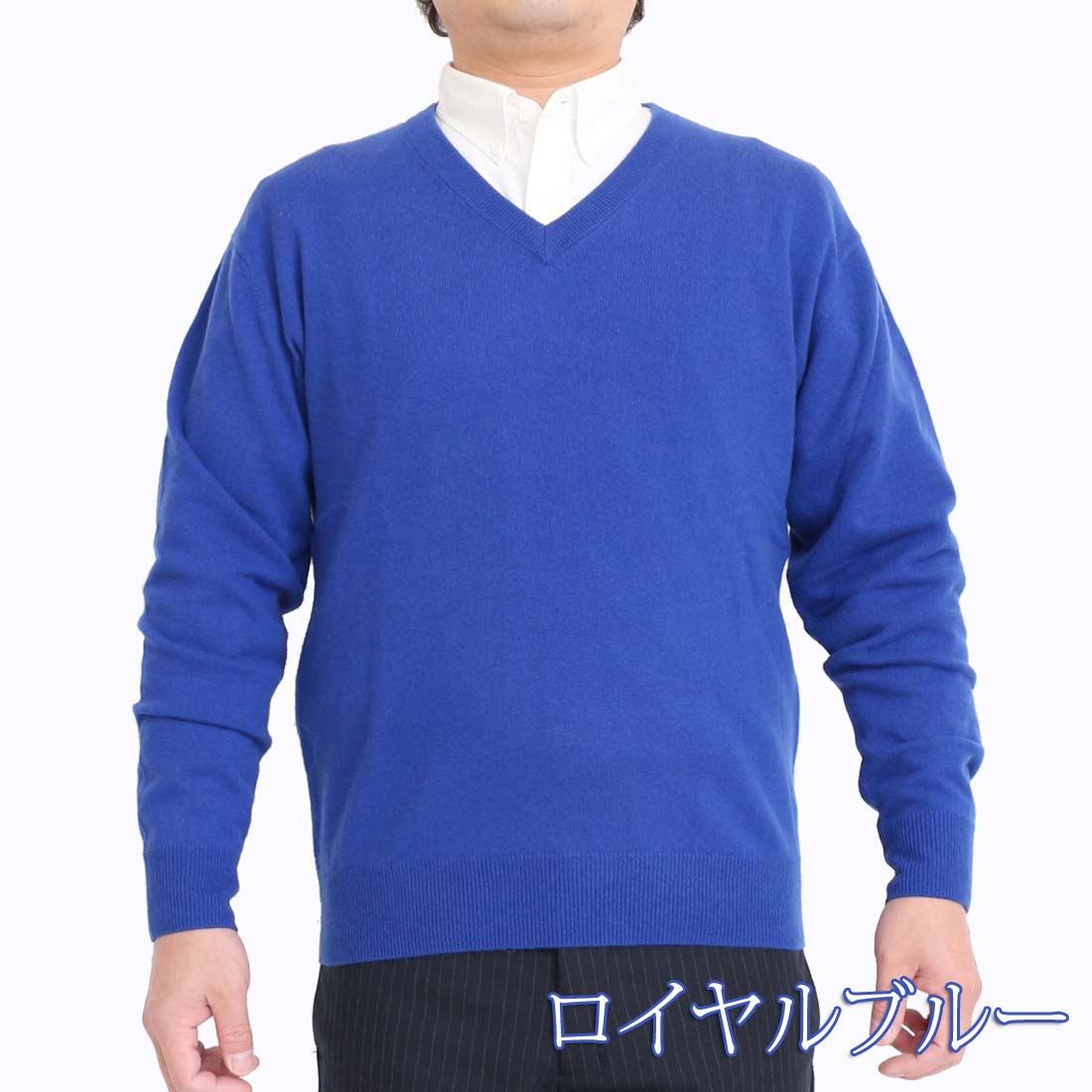 楽天市場】カシミヤ 100% Vネック セーター ニット メンズ トップス