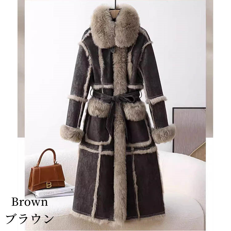 楽天市場】コート ラビットムートン ラムファー レディース 冬 ロング